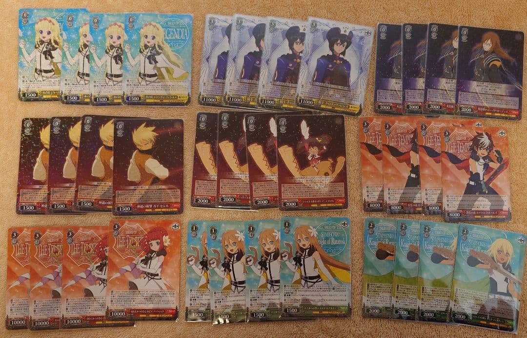 テイルズ ヴァイスシュヴァルツ RR以下4コン セット TD 先攻後攻付