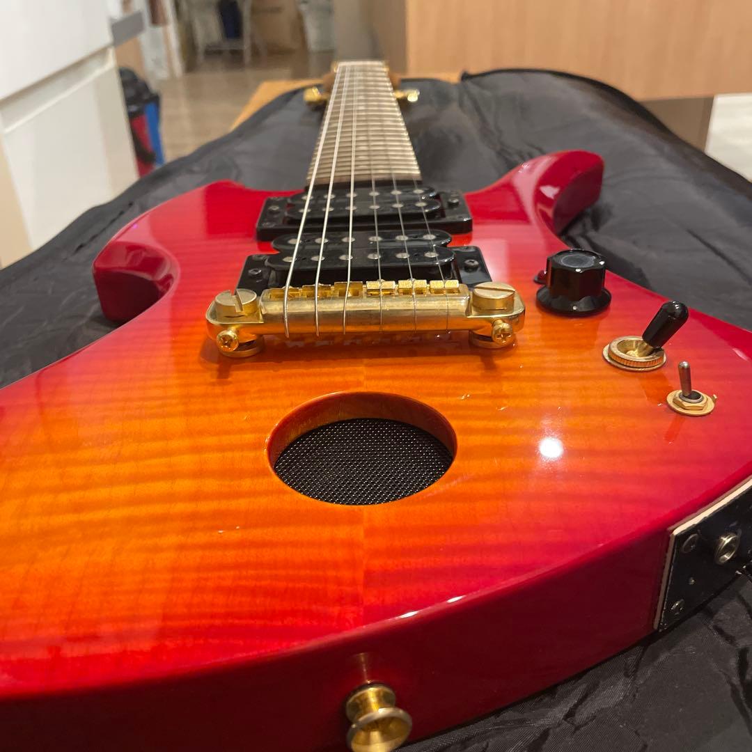 限定100本希少　hideモデルギター　ミニギターMG-Jr チェリー