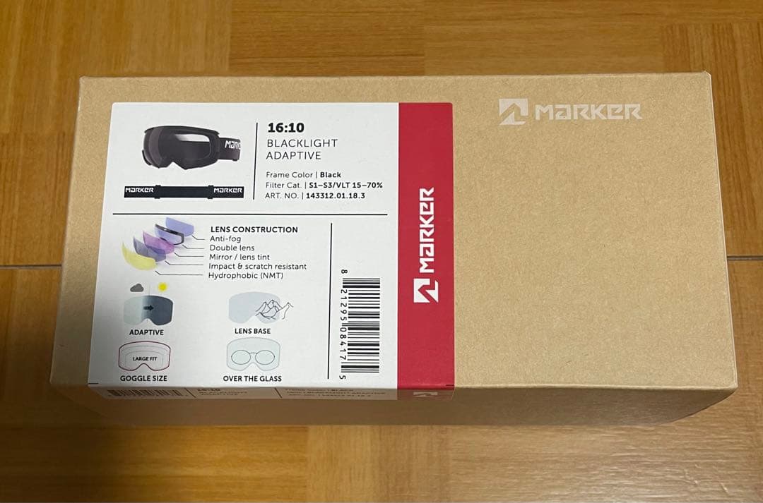 新品MARKER16:10BLACKブラック調光レンズメガネOK 38%OFF