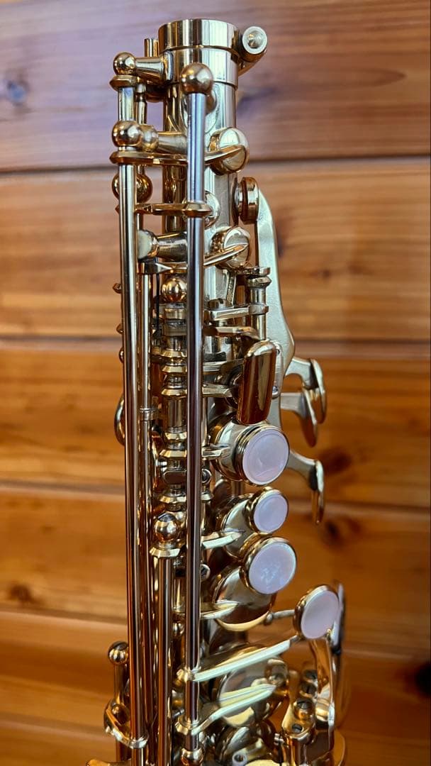 ソプラノサックス　ヤナギサワ　エリモナ本体 ゴールド ハードケース付き