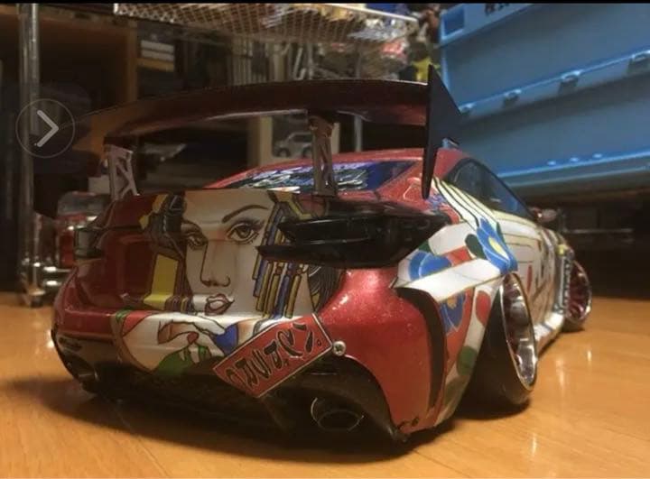 youtubeで動画配信されているドリフトエンジンカー 花魁