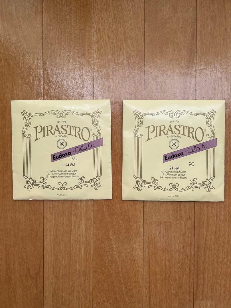 Pirastro Eudoxa チェロ弦 D線 A線 セット