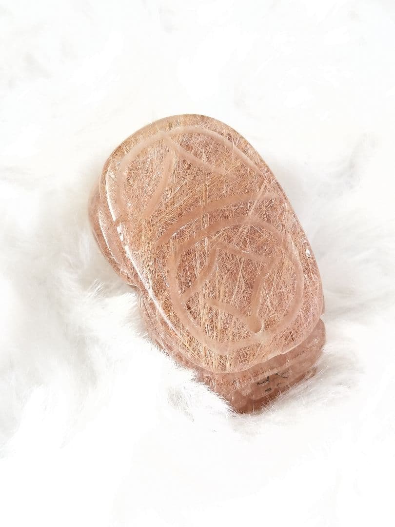 【金運恋愛運】ピンクルチル　貔貅　貫通穴あり　ビッグサイズ