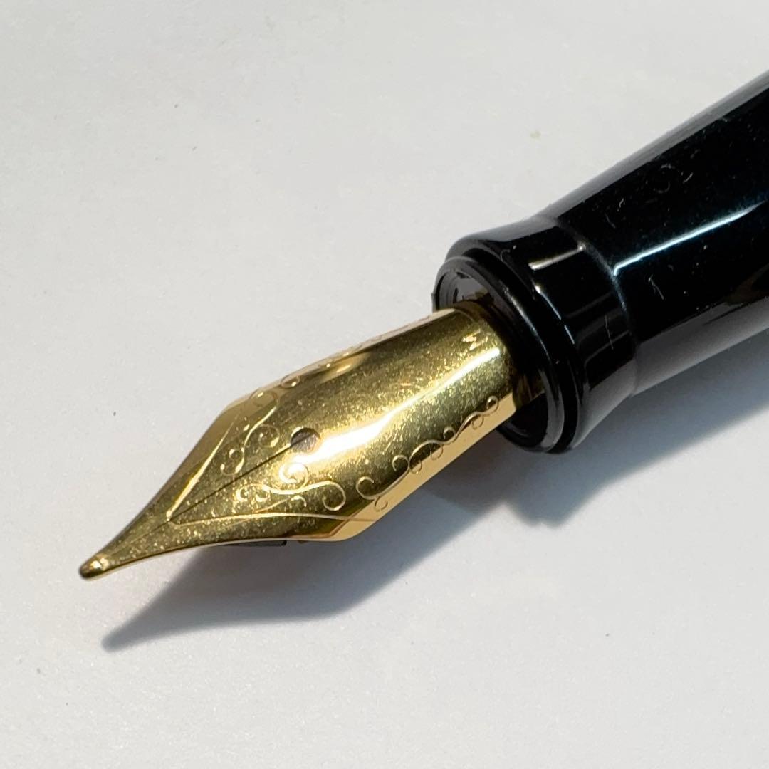 【稀少品】■天然素材 水牛角軸 万年筆 M 中字 Jowoペン先 新品■