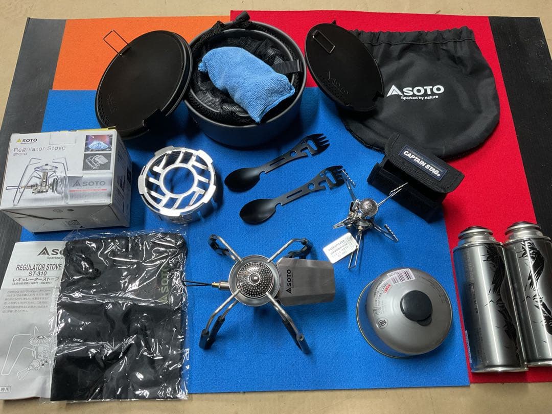 SOTO新品クックシステム+新品ST-310+新品CSMicroバーナー他セット