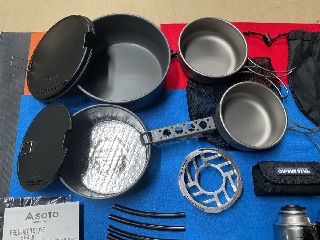 SOTO新品クックシステム+新品ST-310+新品CSMicroバーナー他セット