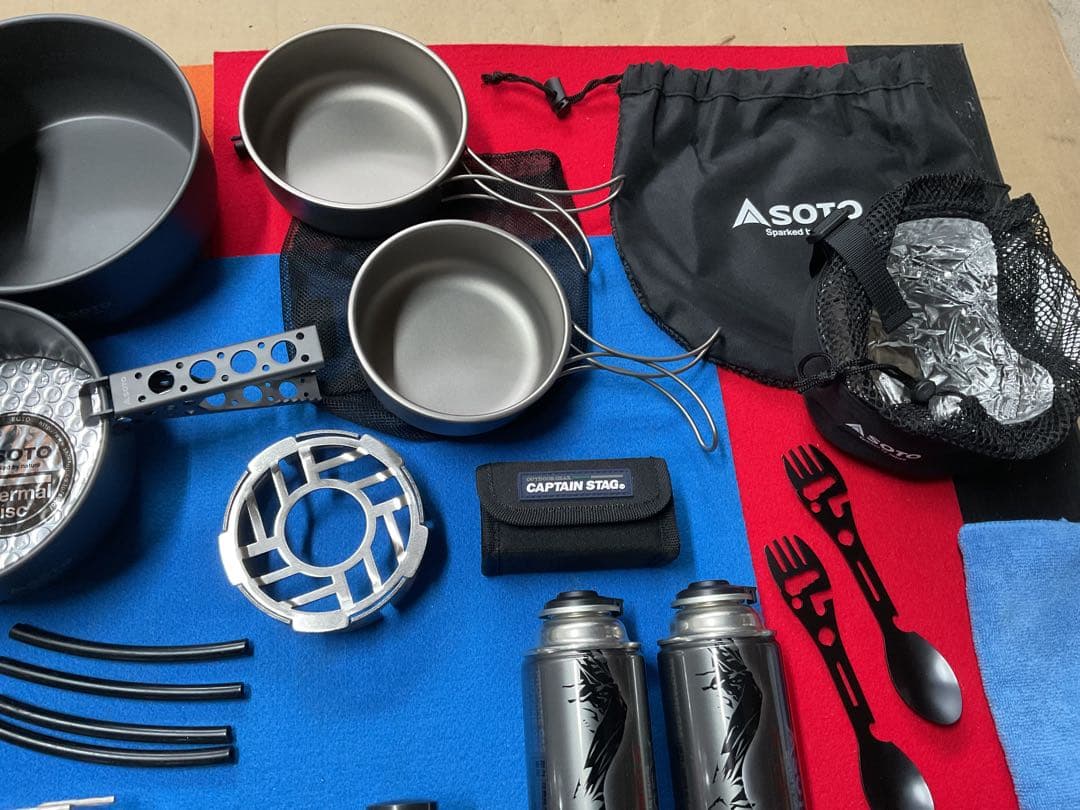 SOTO新品クックシステム+新品ST-310+新品CSMicroバーナー他セット