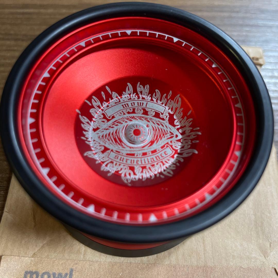 m*l様 mowl サーベイランス右眼　1stロット　バーシティレッド/マットブ