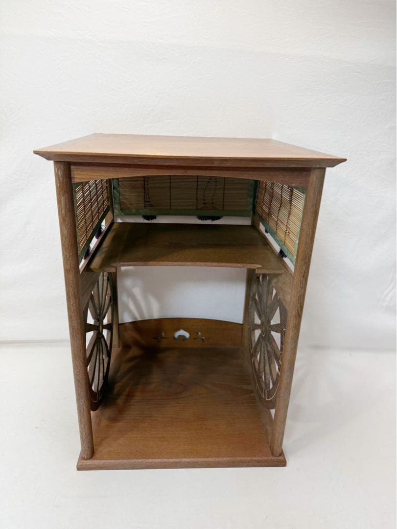 ほぼ未使用 茶道具 淡々斎好写 御幸棚 飾り棚 炉.風炉兼用 茶棚 紙箱