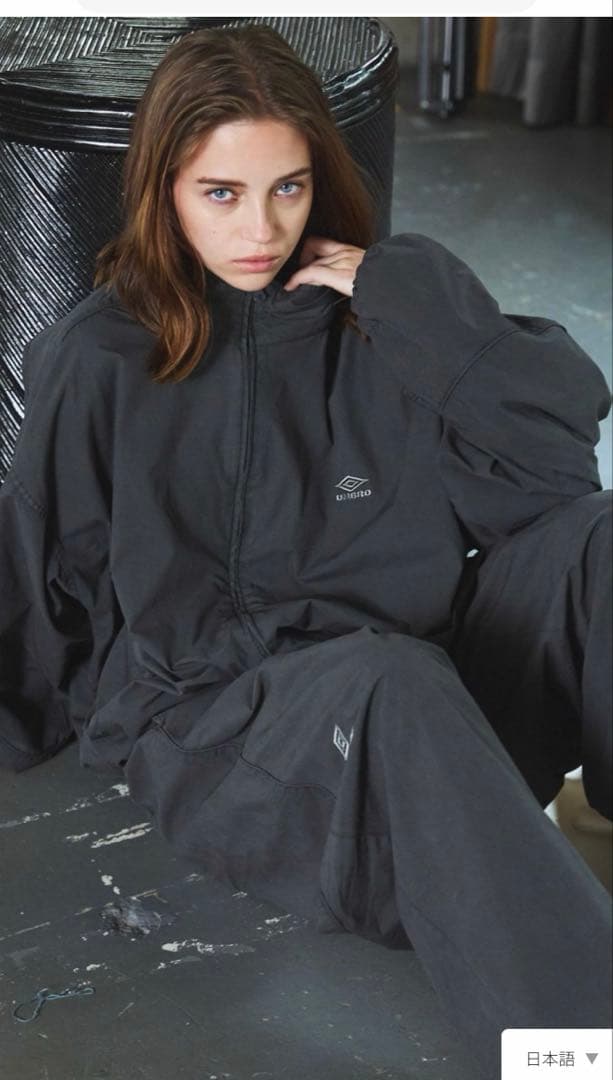 UMBRO×OPENING ACT　セットアップ　フェードブラック　Mサイズ