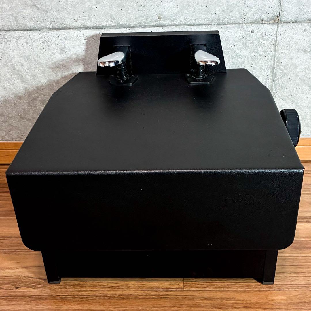 PEACOCK ピーコック ピアノ補助ペダル ブラック 補助台