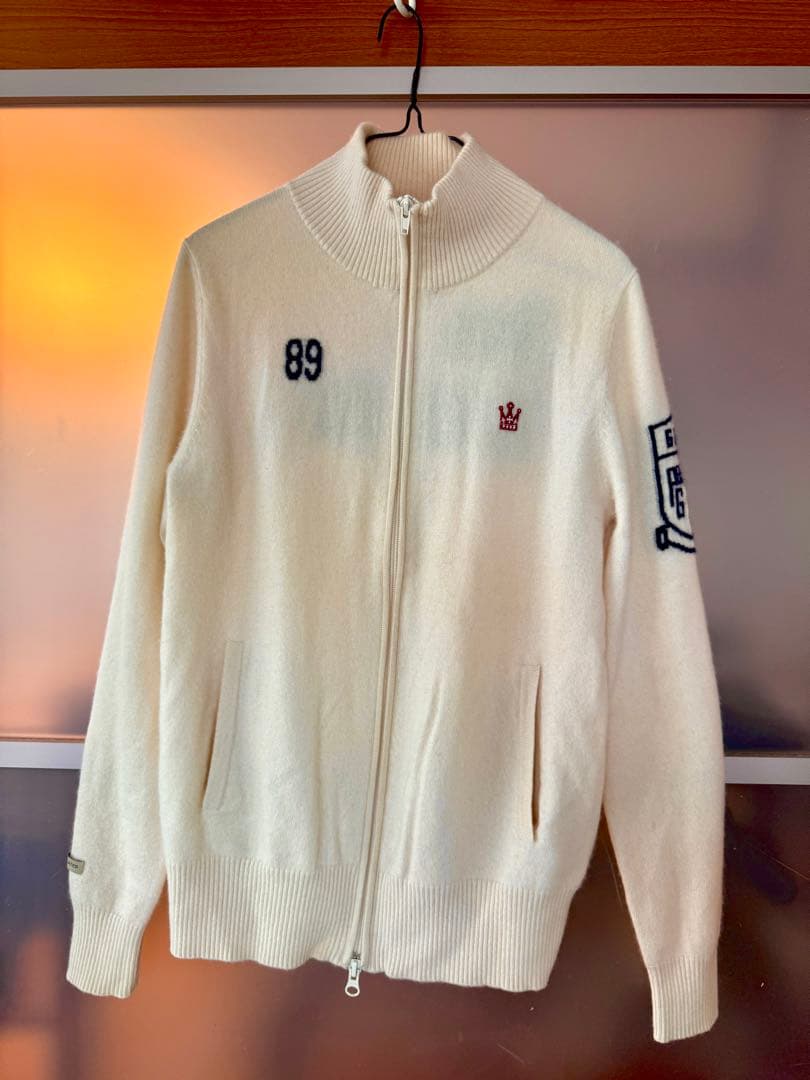 パーリーゲイツ　ジップアップセーター　カシミヤ100% サイズ5