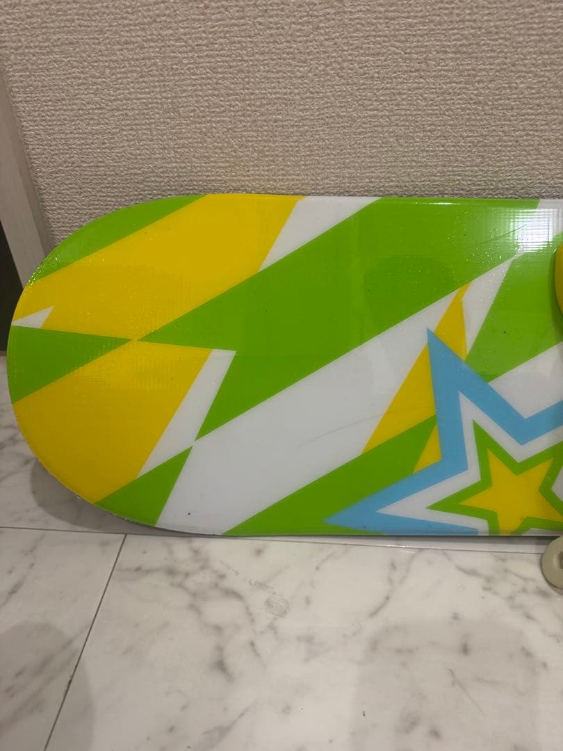 キッズ　 XERES 108 スノーボード グリーン/イエロー 3点セット