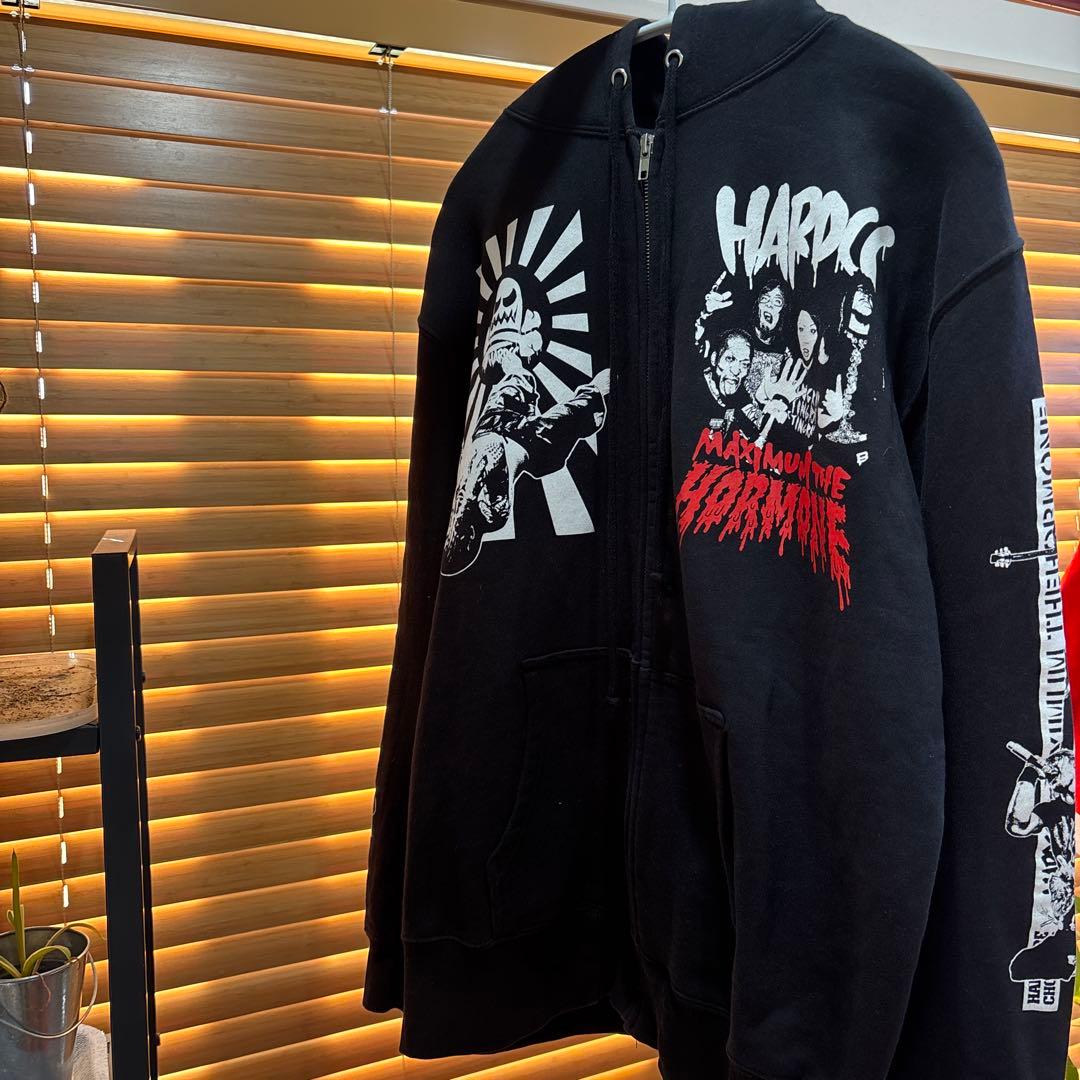 マキシマム ザ ホルモン ハードコアチョコレート ヘドバン大虐殺コラボパーカー