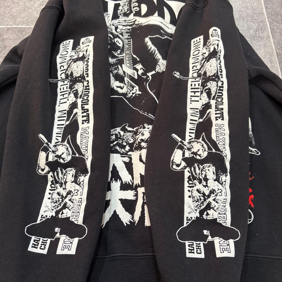 マキシマム ザ ホルモン ハードコアチョコレート ヘドバン大虐殺コラボパーカー