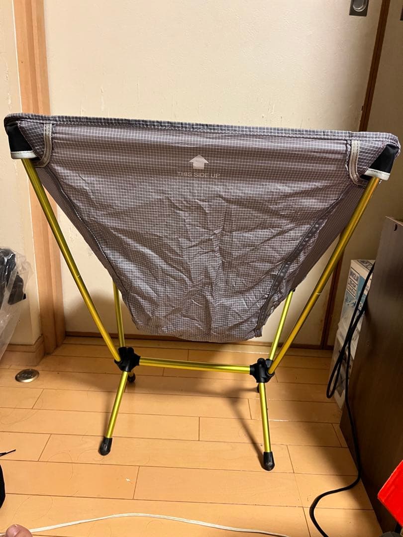【美品】Helinox(ヘリノックス) チェアゼロ グレー　超軽量