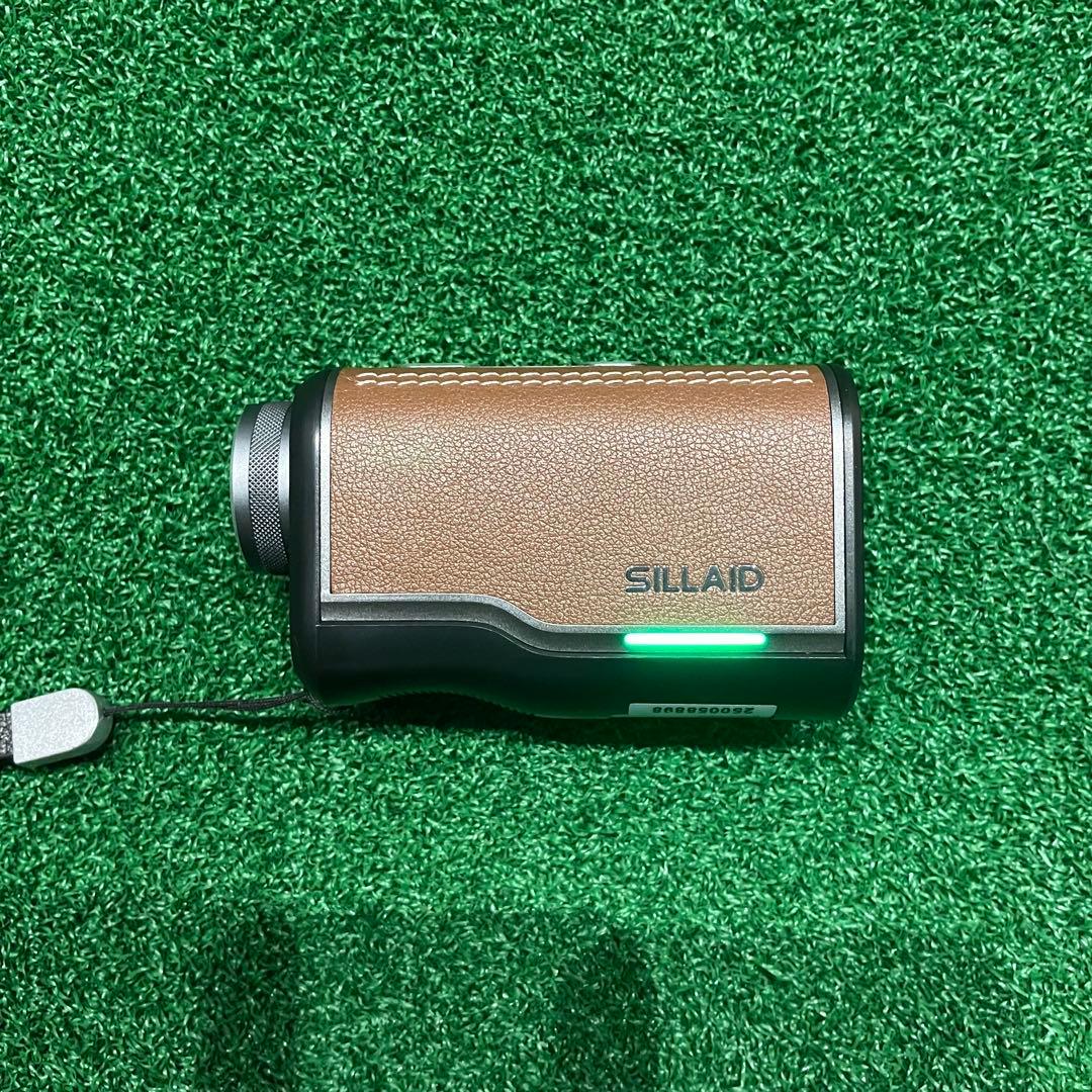 レーザー距離計　SILLAID VM1 LCD ブラウン　3点間距離測定　ゴルフ