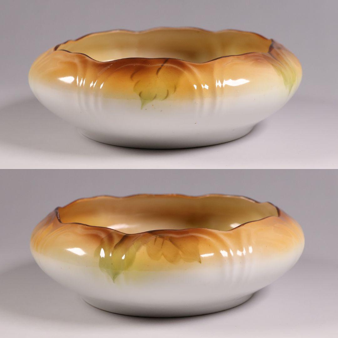 【CM291】オールドノリタケ 鉢 皿 19cm 1918年 ナッツ 陶磁器