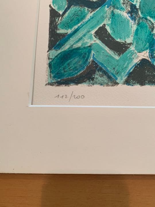 カシニョール リトグラフ 「秋のバラ」人気 作品 絵画