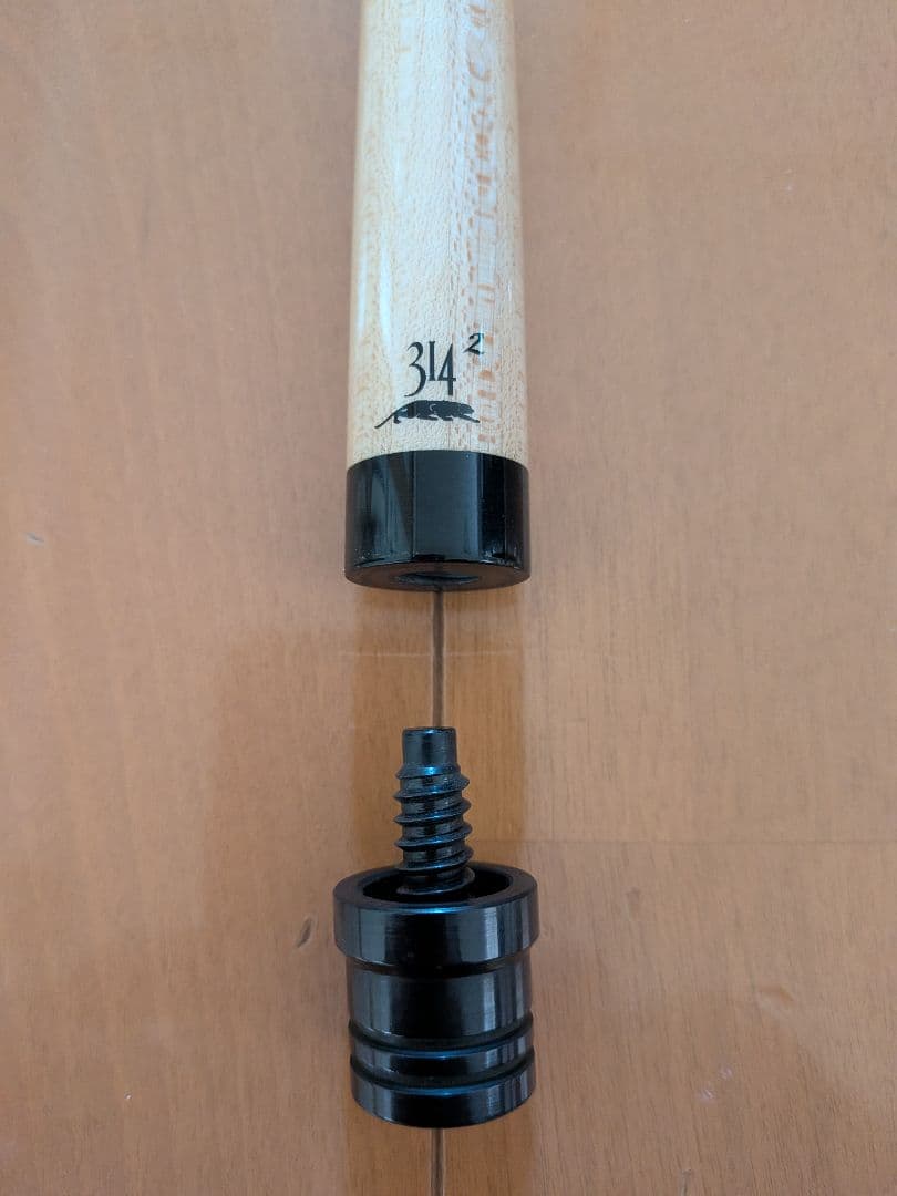 プレデター　314-2 ビリヤードキュー 10山　カムイブラックM ジャンク？