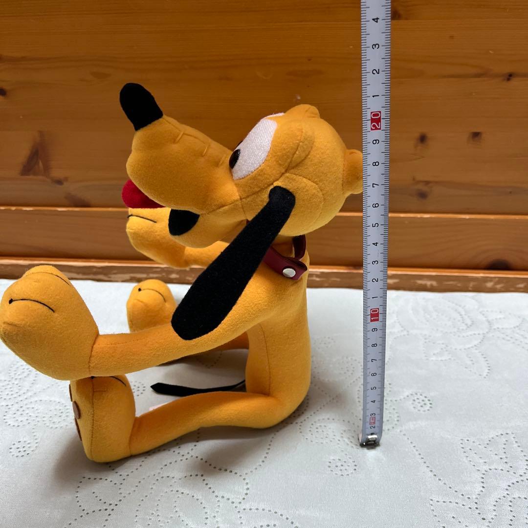 プルートぬいぐるみ(東京ディズニーランド初期)ポージング プルート ワイヤー入り