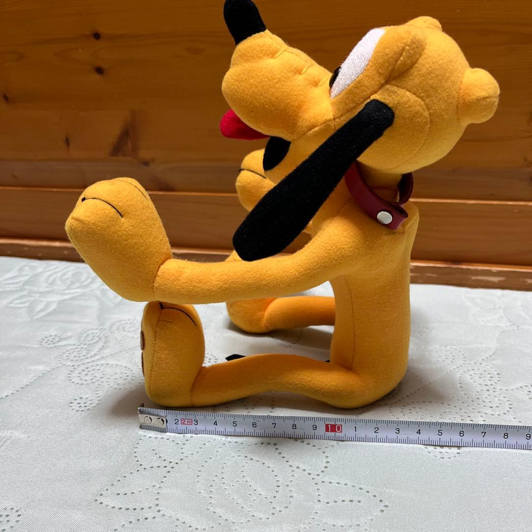 プルートぬいぐるみ(東京ディズニーランド初期)ポージング プルート ワイヤー入り