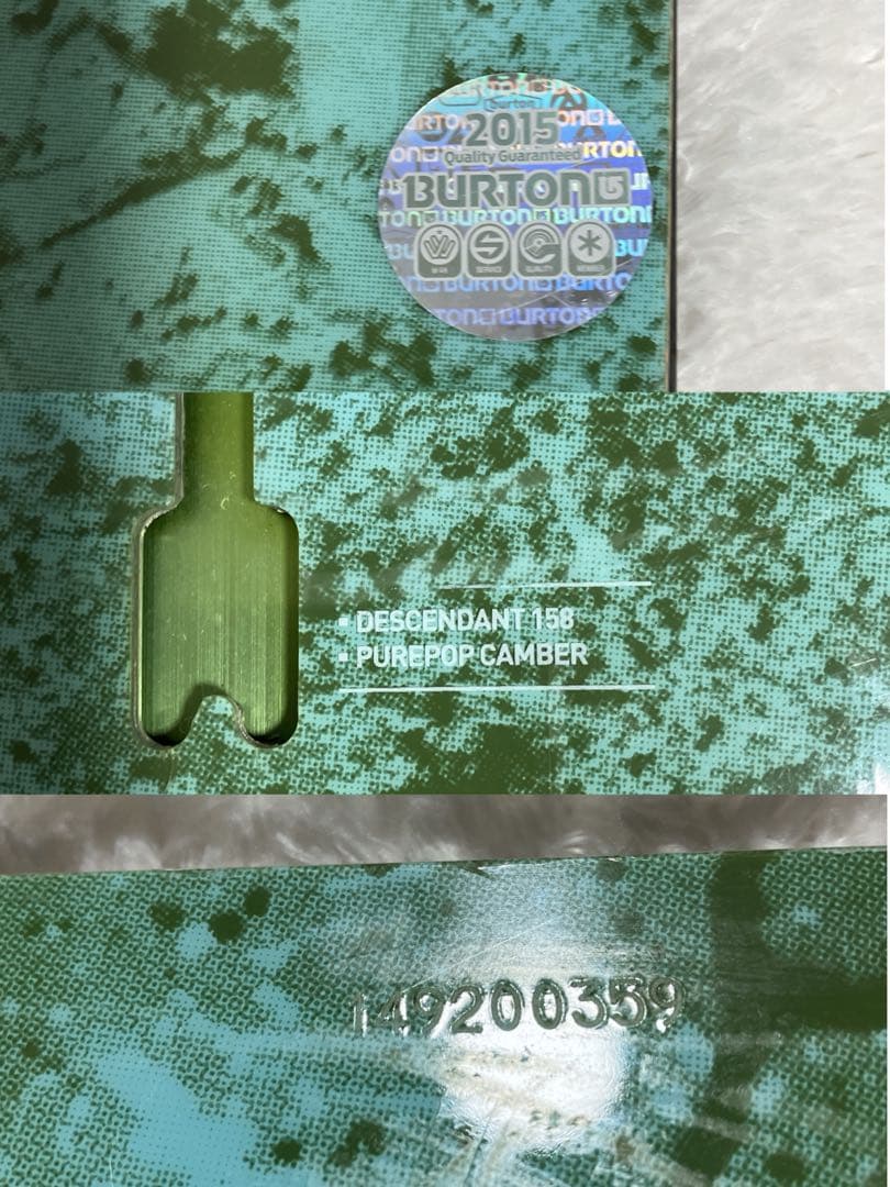 BURTON 2015 DESCENDANT 158 グリーン