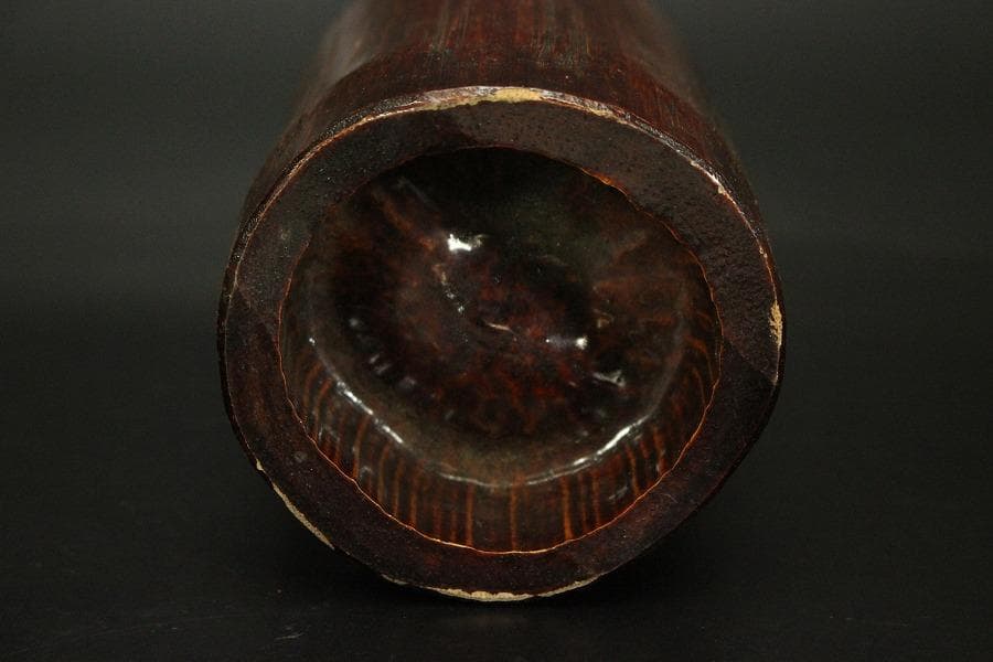 茶道具 白竹花籠 尚坡作 共箱(ZE656)