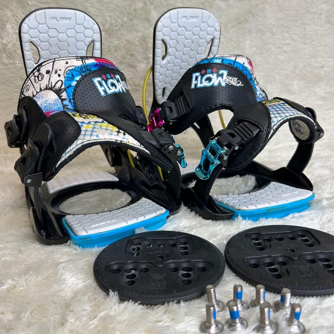 【美品】FLOW　フロー　レディース　ビンディング　Mサイズ