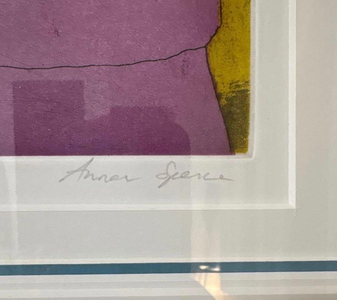 アノラスペンス《Flower for the Bird》1997年　リトグラフ