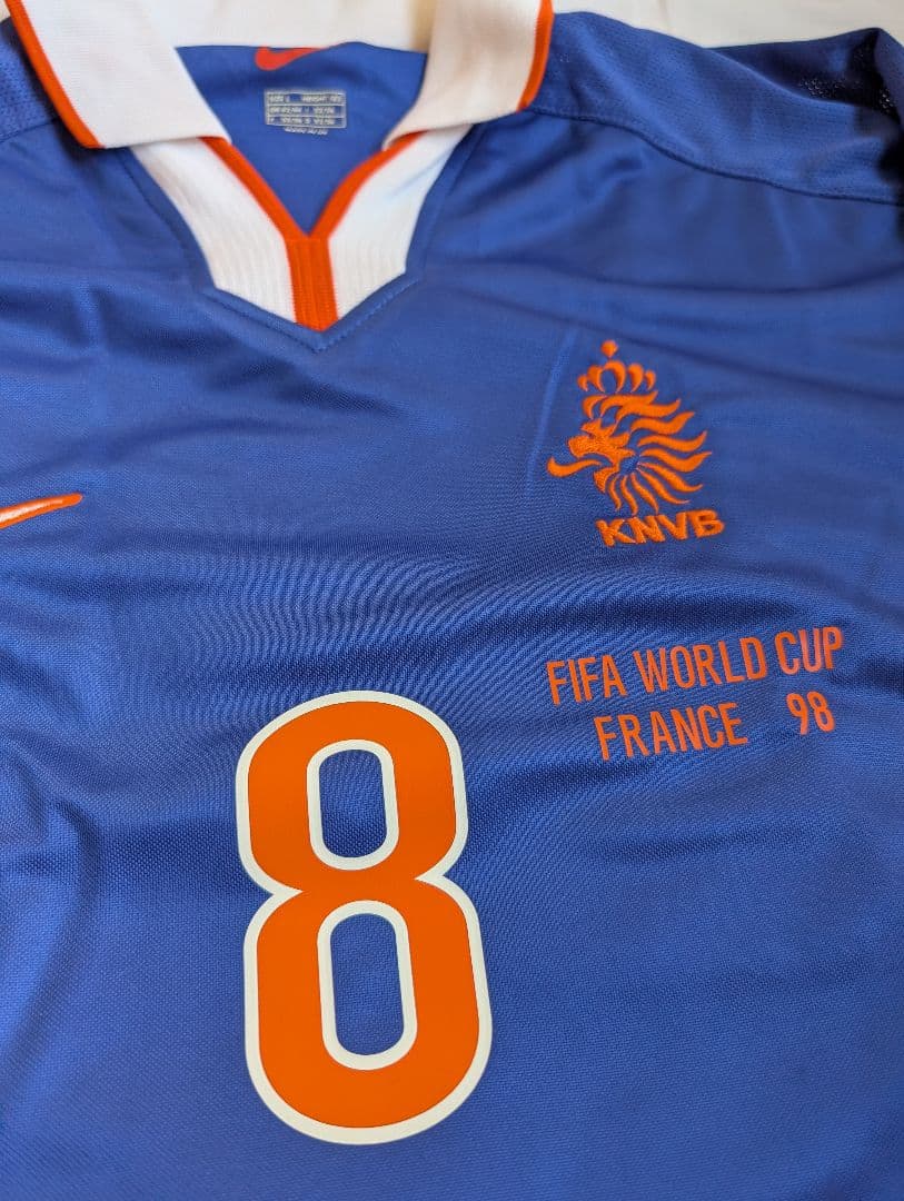 【新品タグ付き】オランダ代表/ベルカンプ/A/98年W杯モデル