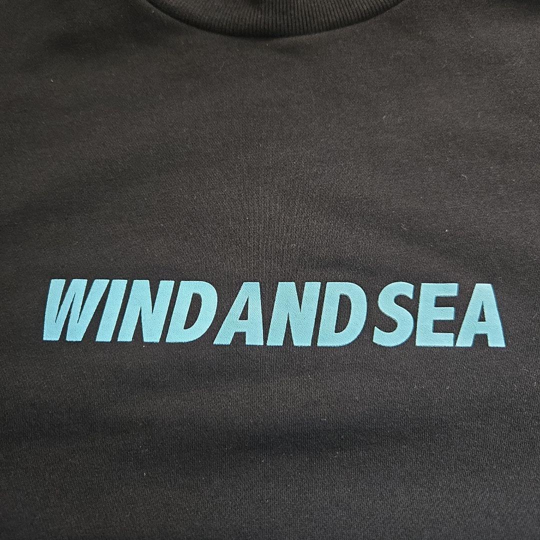 WINDANDSEA ウィンダンシー モックネックシャツ ブラック
