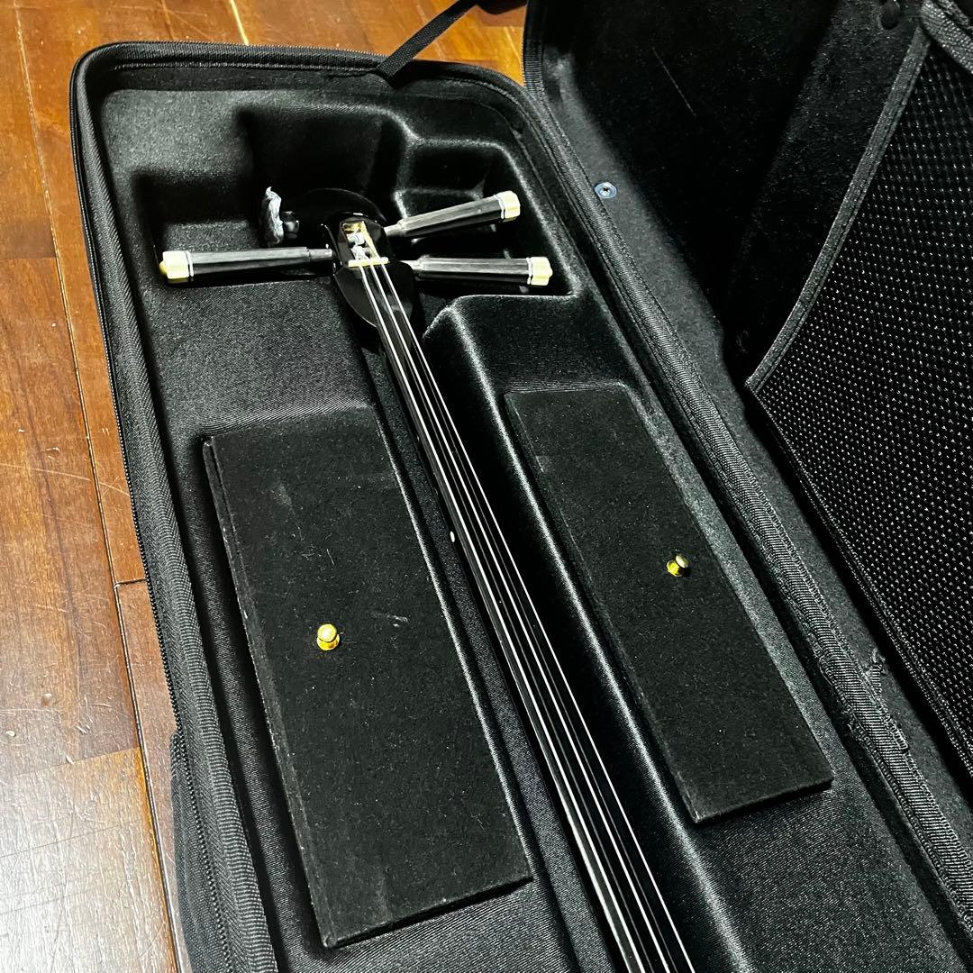 ヘビ皮沖縄三味線 （練習用）ケース付き