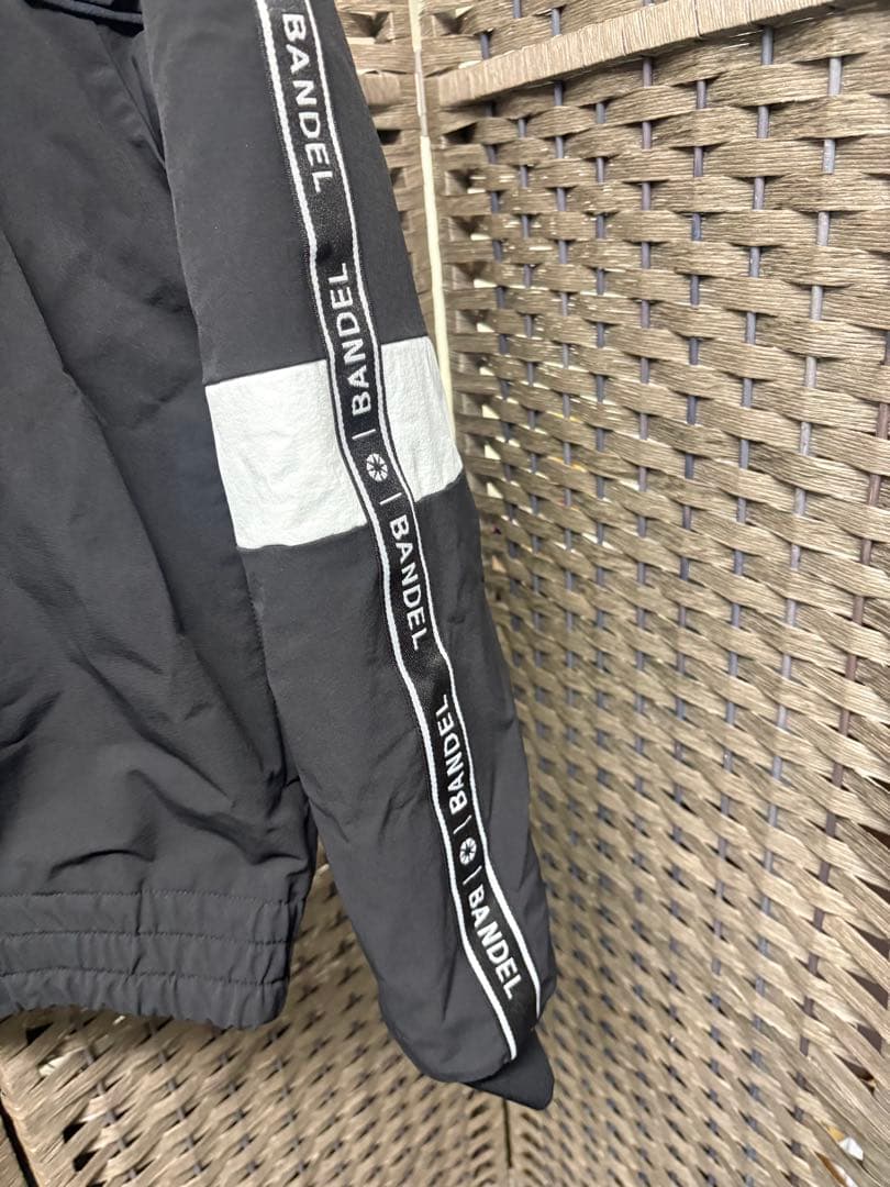 BANDEL ブラックジャケット ストライプデザイン