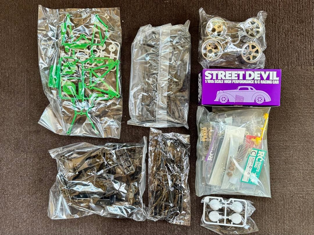 希少・未組立 タミヤ 1/10 ストリートデビル スポーツチューンモーター付