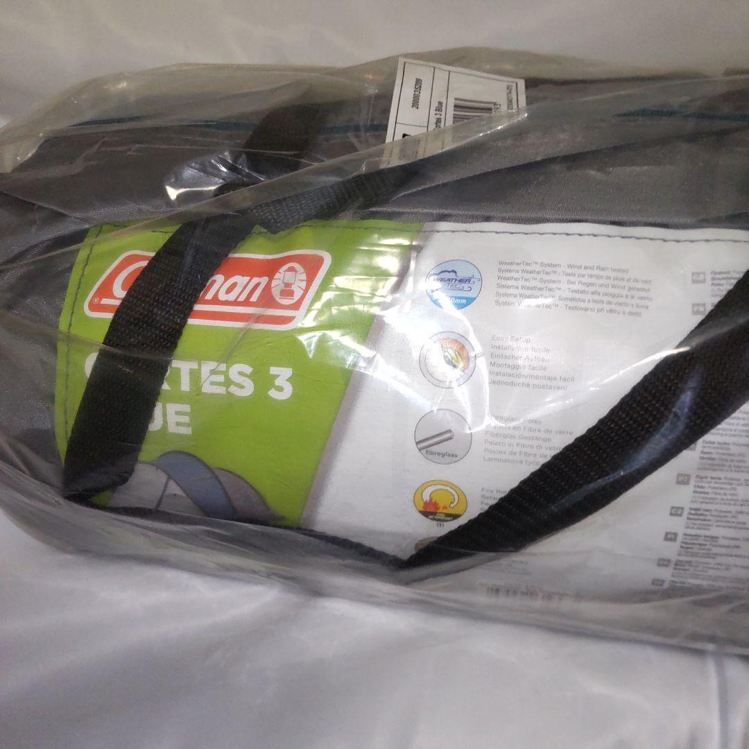 新品 Coleman コールマン コルテス3 テント ブルー/グレー 3人用