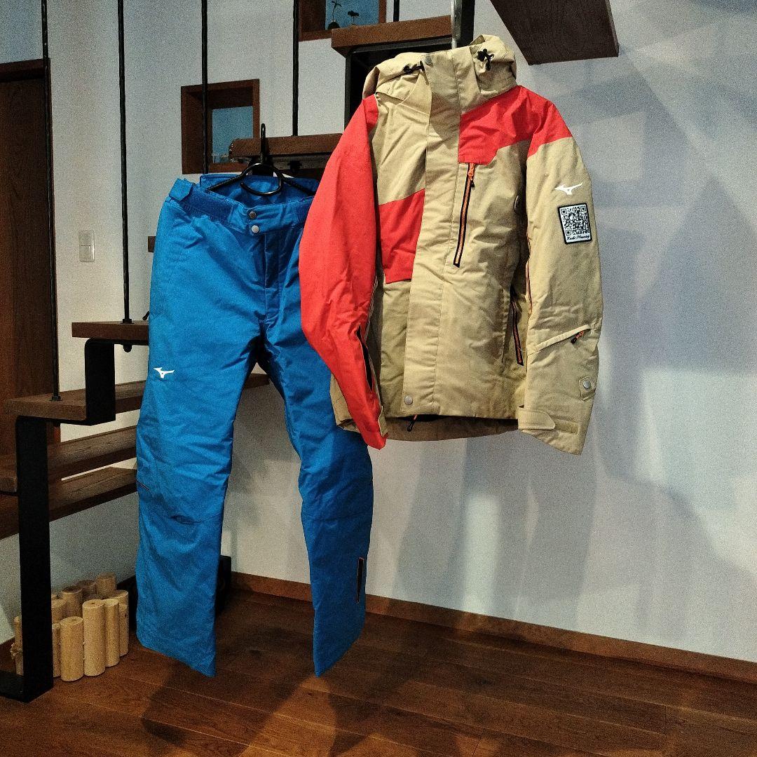 Mizuno スキーウェアセット (ジャケット&パンツ)