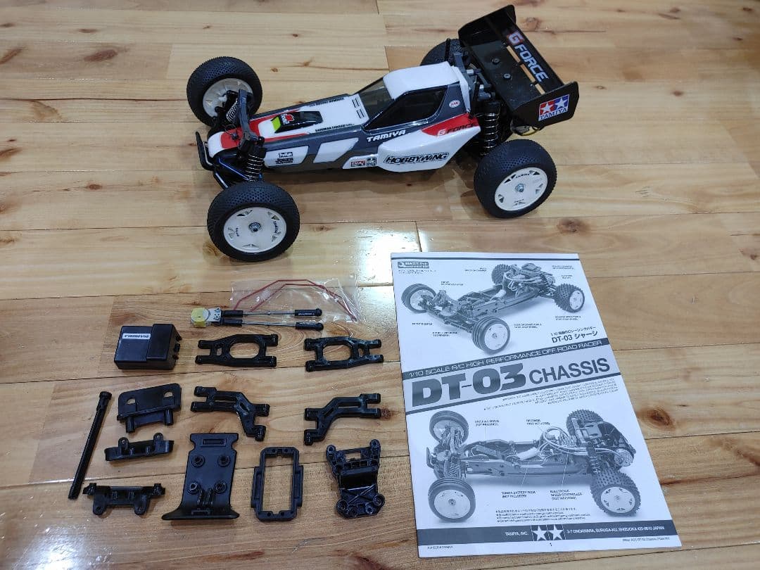 aki-chaso　DT-03 レーシングファイター　オプションパーツ多数