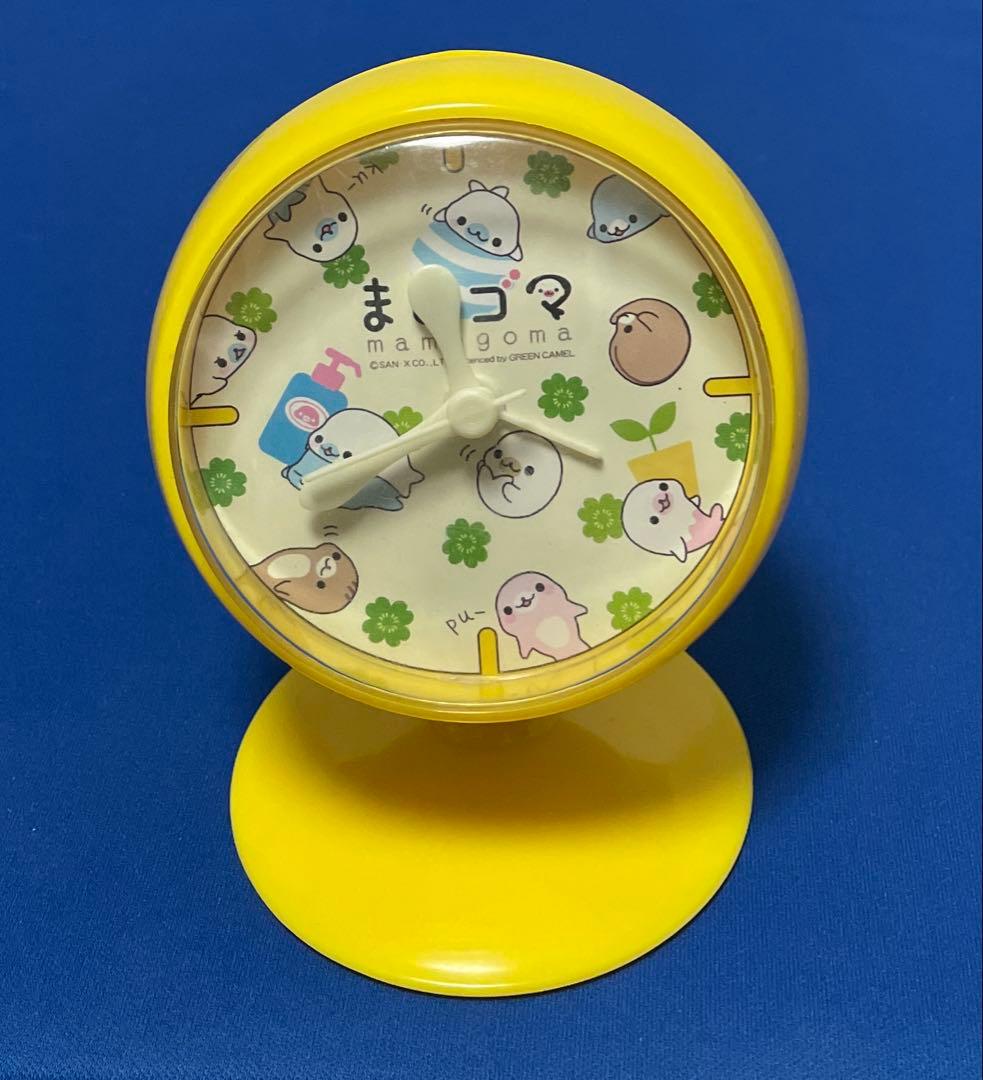 ジャンク品 まめゴマ 置時計 サンエックス レトロ
