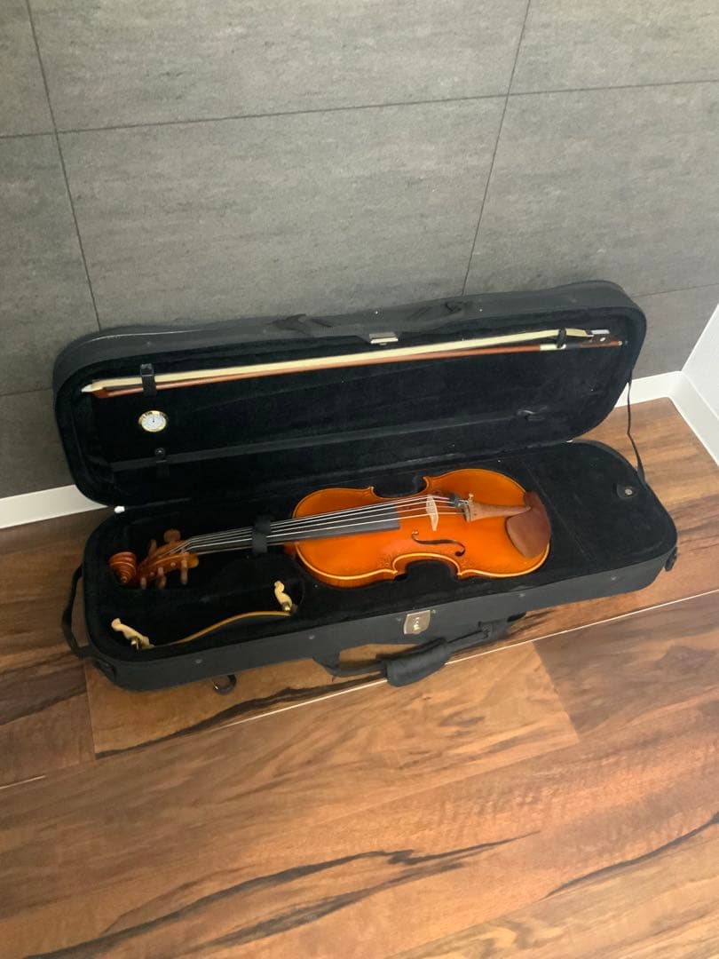 5弦バイオリン本体（ケース・ミュート・弓・肩当て付）