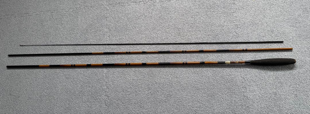 カーボン製 ヘラブナ竿 朱紋峰　嵐馬　九 ＋おまけ付き