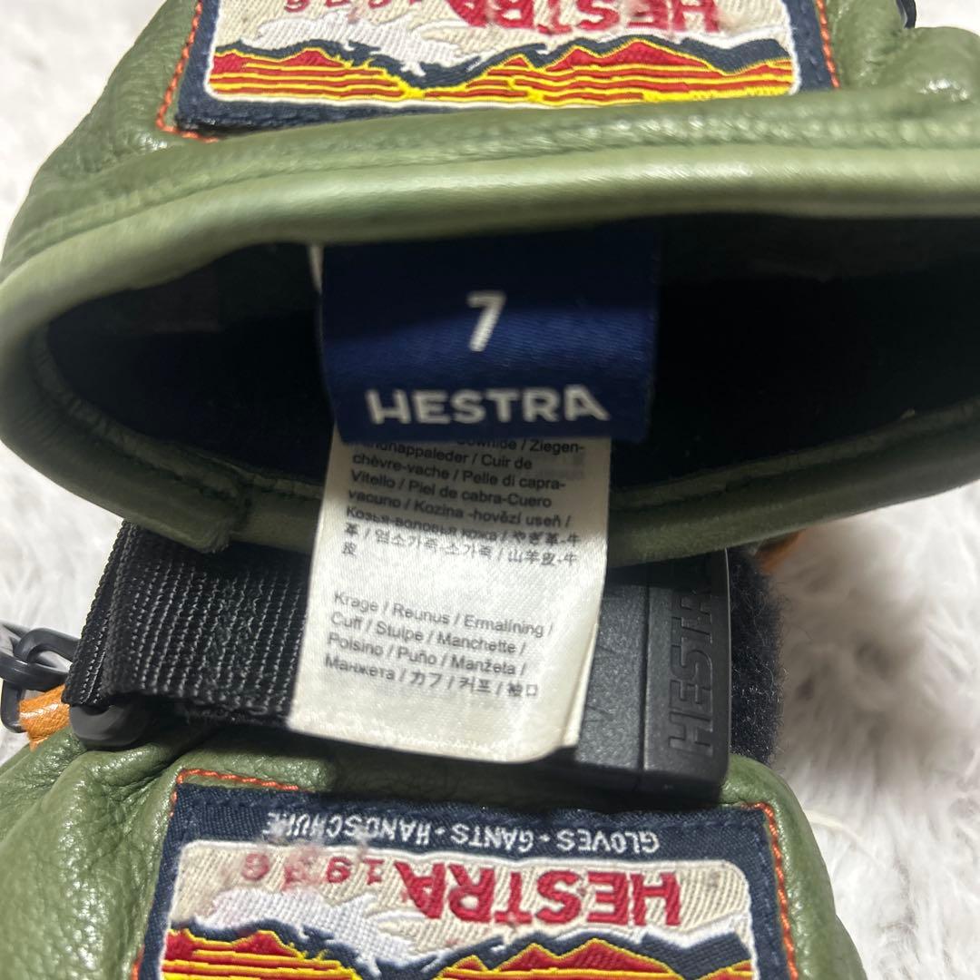 Hestra GORE-TEX ミトングローブ グリーン/ブラウン