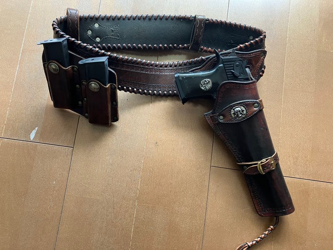 デザートイーグル10インチ+専用ガンベルト+フリーダムアートメタルグリップ