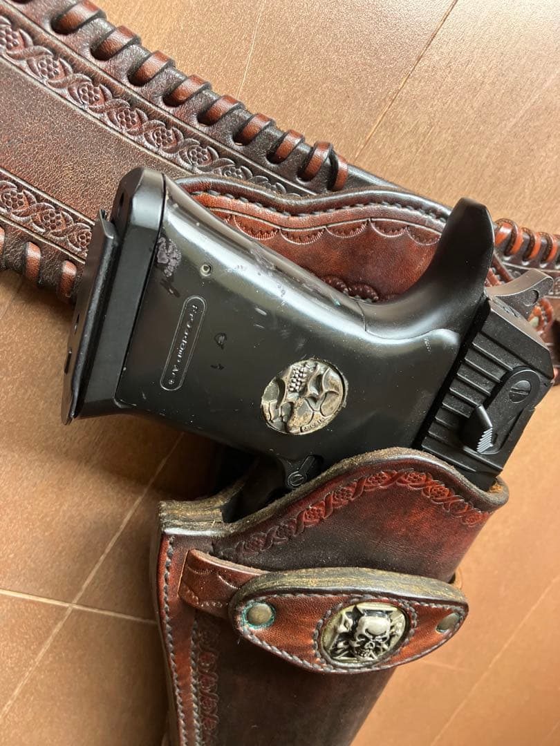 デザートイーグル10インチ+専用ガンベルト+フリーダムアートメタルグリップ