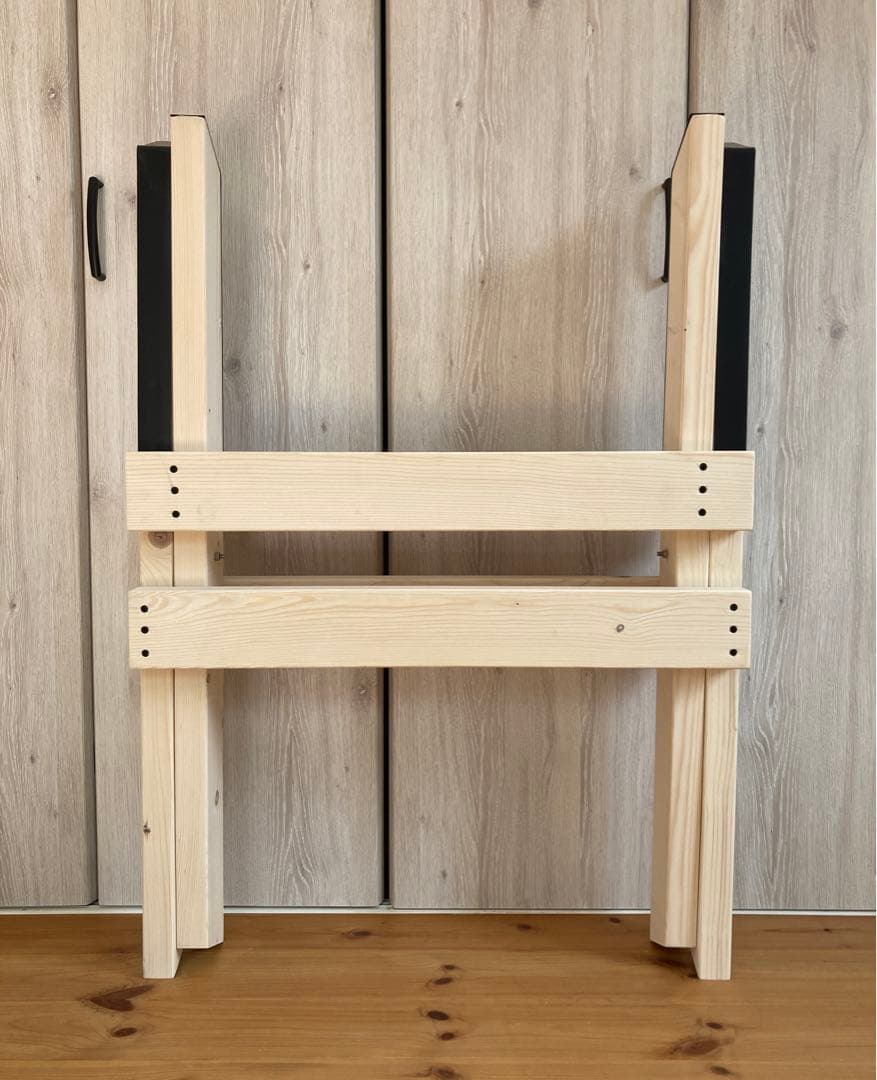 値下げ！開閉式！木製サーフボード用メンテナンススタンド　ボードスタンドサーフィン