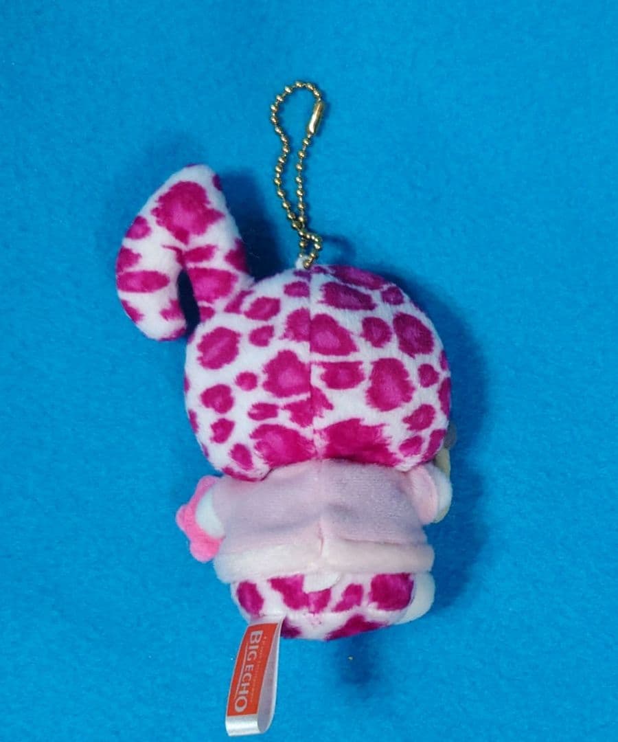 超激レア非売品☆BIG ECHO☆ピンクヒョウ柄・音符キティマスコット☆2002