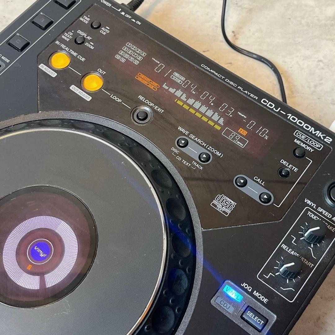 【na様】Pioneer DJコントローラーCDJ-1000MK2 2台まとめて