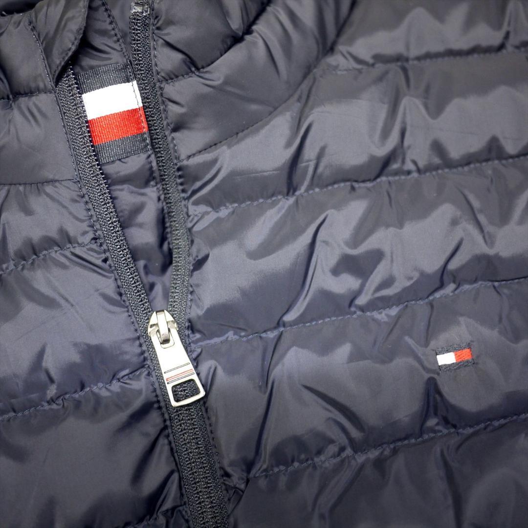 新品 トミーヒルフィガー THPROTECT 軽量 耐水 中綿 ベスト L 紺