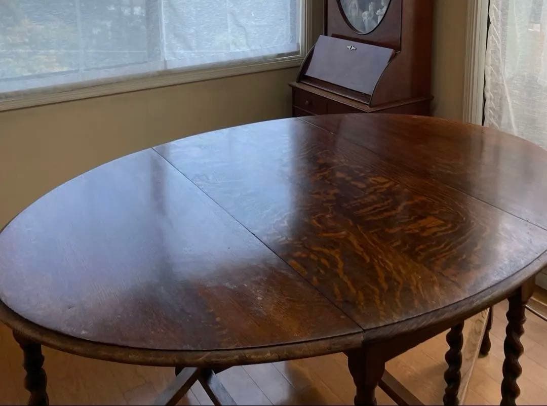 【希少サイズ】期間限定値下げ！バーリーツイスト ゲートレッグバタフライテーブル