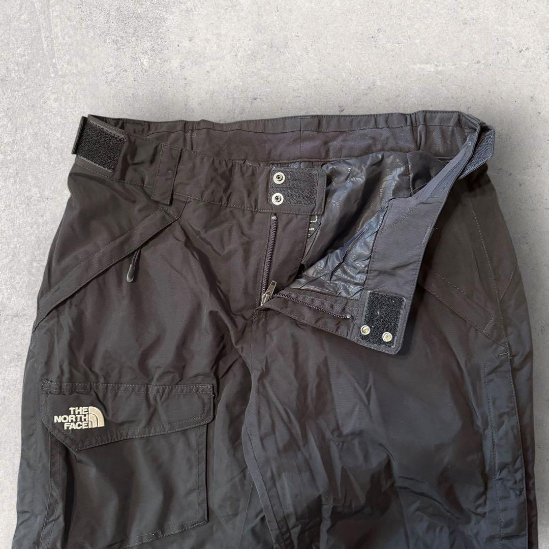 【ザ・ノースフェイス】スキー　スノボーパンツ　L 黒　ハイベント　刺繍ロゴ k
